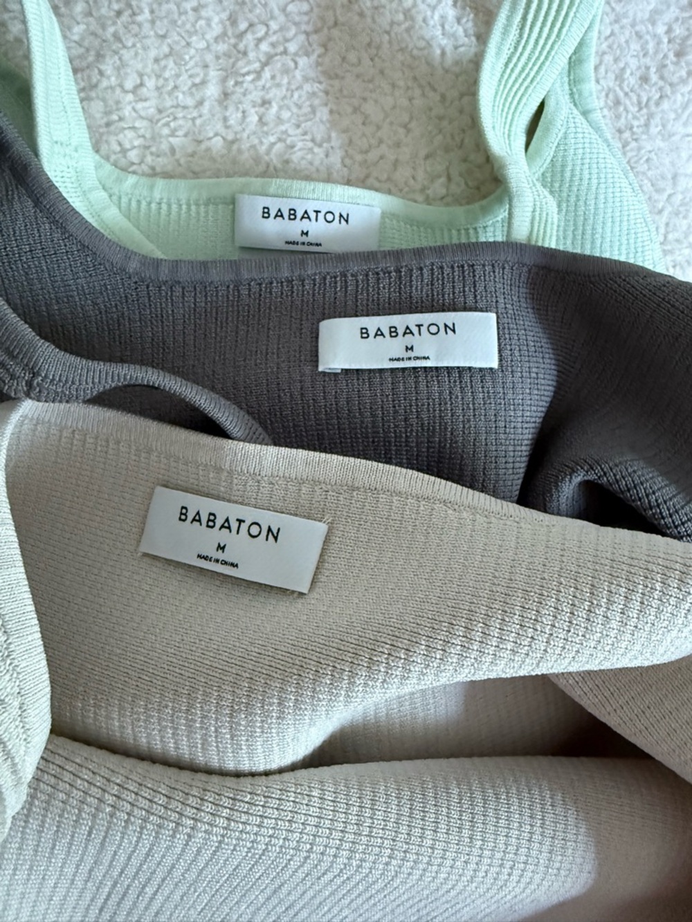 For @missash5887 BNWOT Babaton Sculpt Knit Squareneck Tank - Picture 3 of 6